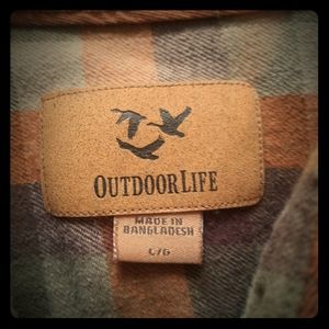 Outdoor Life Flannel Button Down, Mens